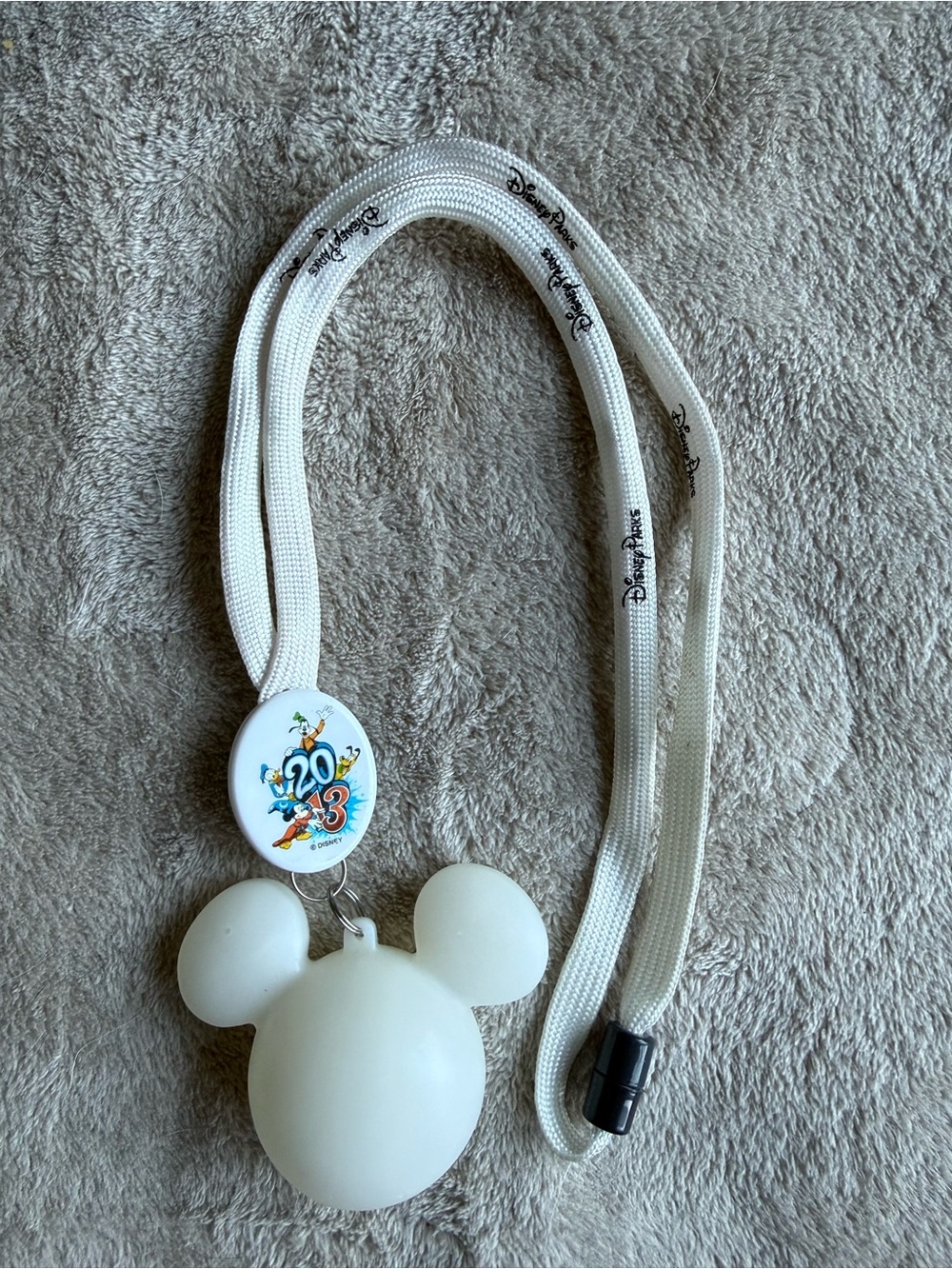 Disney Parks Mickey Icon Lanyard (Battery Does Not Work)
